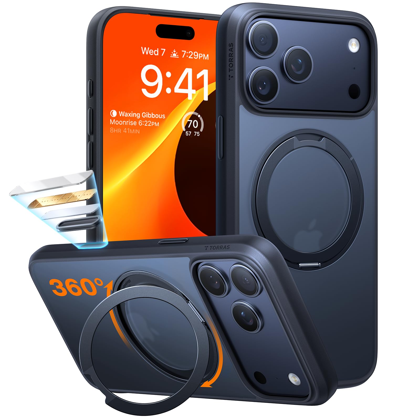 TORRAS iPhone 17 Pro 6.3 インチ ケース マグセーフ Buy the Torras iPhone 17 Pro (6.3